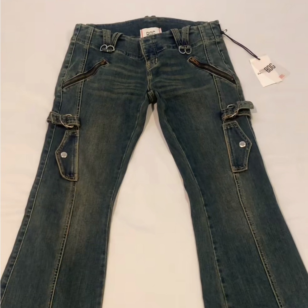 ISOO BDG low rise carpenter flare jeans from urban outfitters